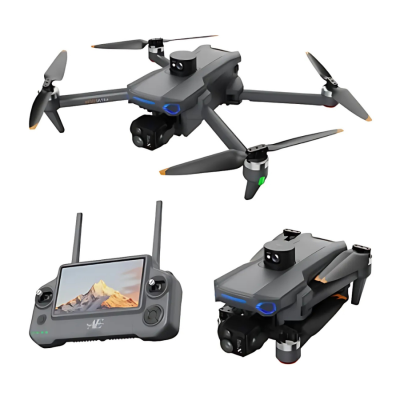 Дрон з камерою AE30 професійний 4K HDR, GPS, 10 км, 50 хв, пульт з екраном 7.2"