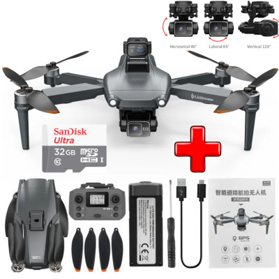 Квадрокоптер професійний LYZRC L600 PRO MAX 4K HD з 3-осьовим підвісом, GPS, FPV до 1500 м Квадрокоптер професійний LYZRC L600 PRO MAX 4K HD з 3-осьовим підвісом, GPS, FPV до 1500 м