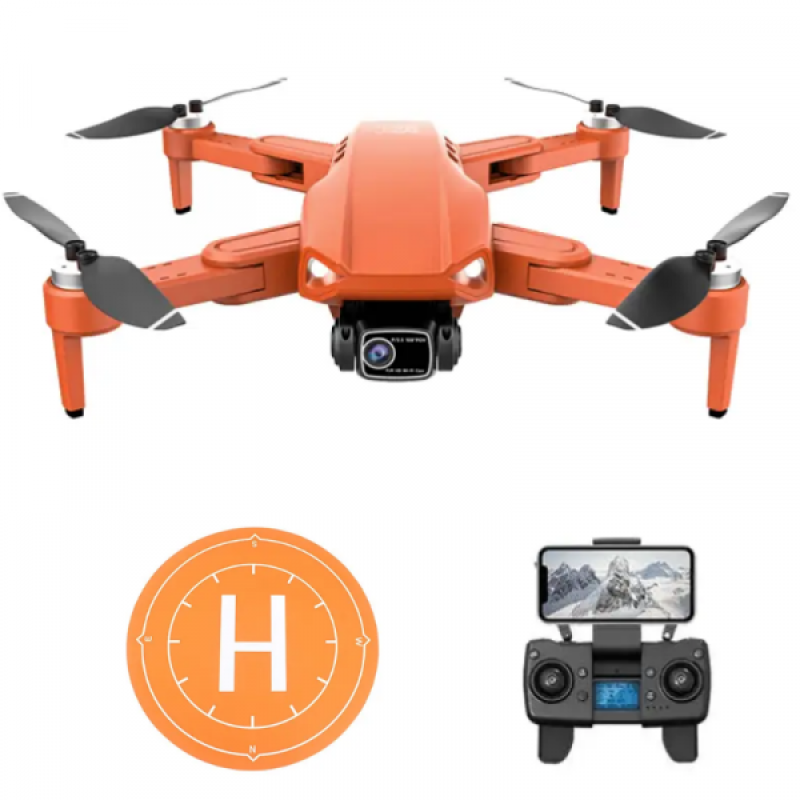 Квадрокоптер з камерою LYZRC L900 PRO Orange 4K HD, GPS, FPV до 1200м, 28 м. польоту