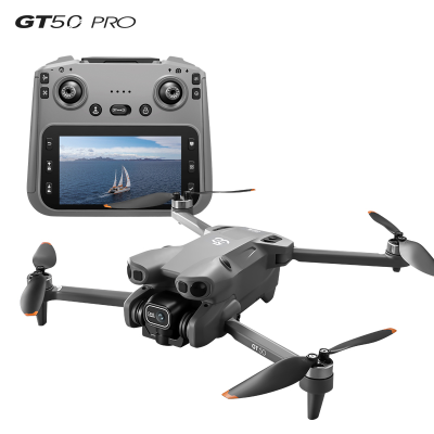 Квадрокоптер дитячий та навчальний GT50 drone з камерою, пульт з екраном, БК моторами, обходом перешкод до 20 хв. польоту 